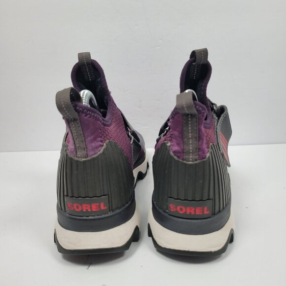Sorel Kinetic Sneak Women's Purple Knit Slip On Sneakers NL3374-506 US Size 8.5 - Picture 4 of 10